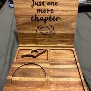 Wooden Book Lover's Reading Book Stand/Tray